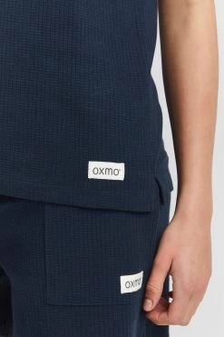 OXMO T-shirts Shirt Pim Dames Blauw Gemêleerd -Oxmo Winkel 019a39313b6004f3129c010320938027