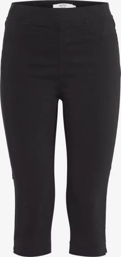 OXMO Driekwart Broeken Skinny Broek Keana Dames Zwart