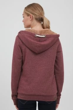 OXMO Sweatvesten Sweatvest Vicky Dames Wijnrood -Oxmo Winkel 031d1a513bea94bea2f90a29ca0a37d1