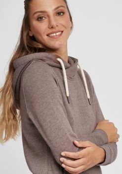 OXMO Hoodies Sweatshirt Vicky Hood Dames Bruin -Oxmo Winkel 034eff7e7195dc5f07435cbdeb358c1c
