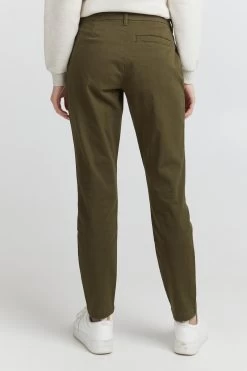 OXMO Chinos Regular Chino Pilar Dames Kaki / Olijfgroen -Oxmo Winkel 03506d7894ae48ca1871b7ba92f12b4b