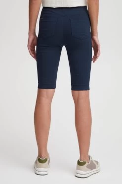 OXMO Shorts Skinny Broek Ditrine Dames Blauw -Oxmo Winkel 0413556606036e43baf095e48f51d3a5