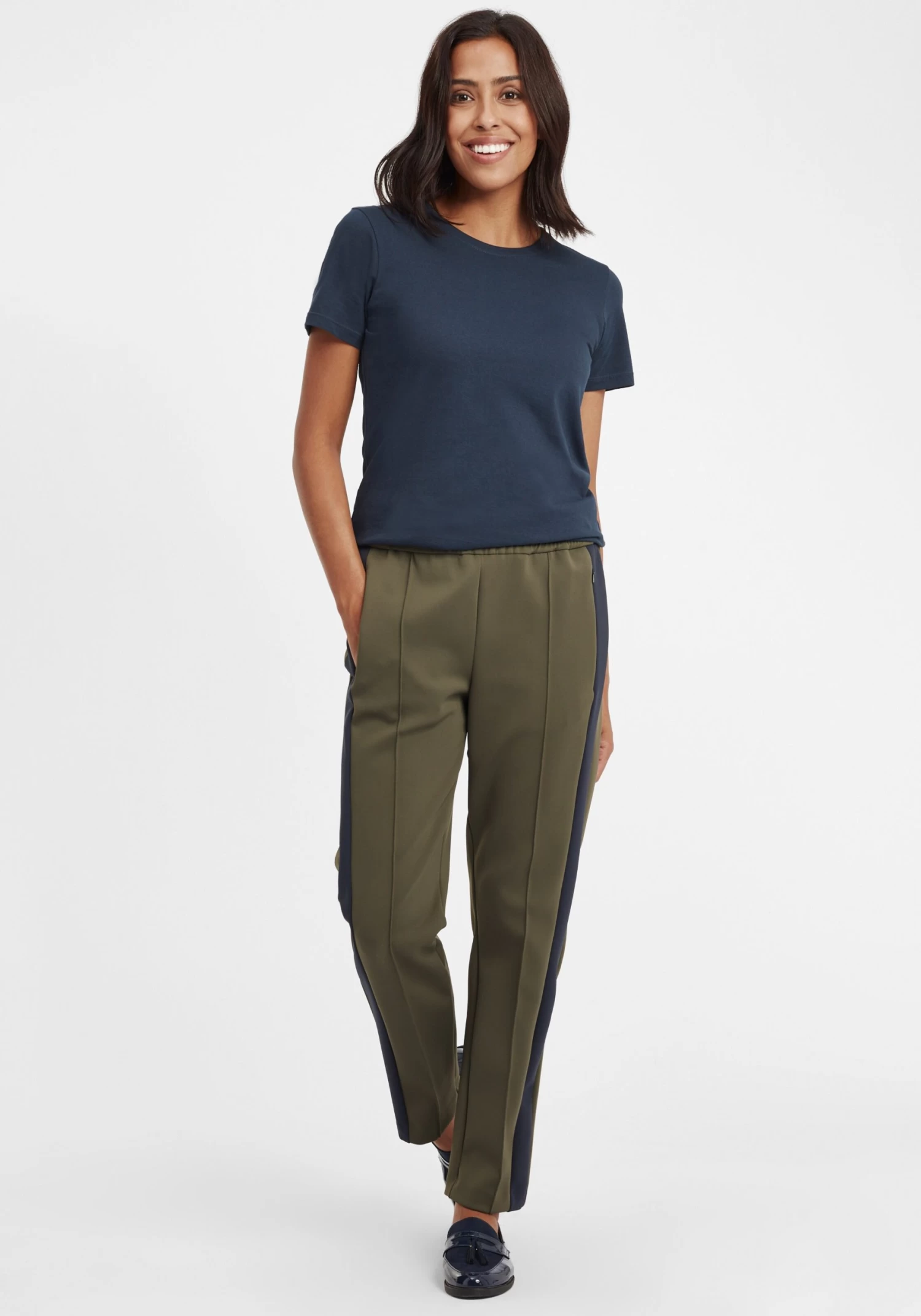 OXMO T-shirts Shirt Otta Dames Blauw 5 OXMO T-shirts Shirt Otta Dames Blauw - Afbeelding 3