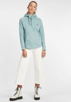 OXMO Hoodies Sweatshirt Amina Dames Blauw -Oxmo Winkel 04a848fdd9d6f367e9c56b3c7802029c