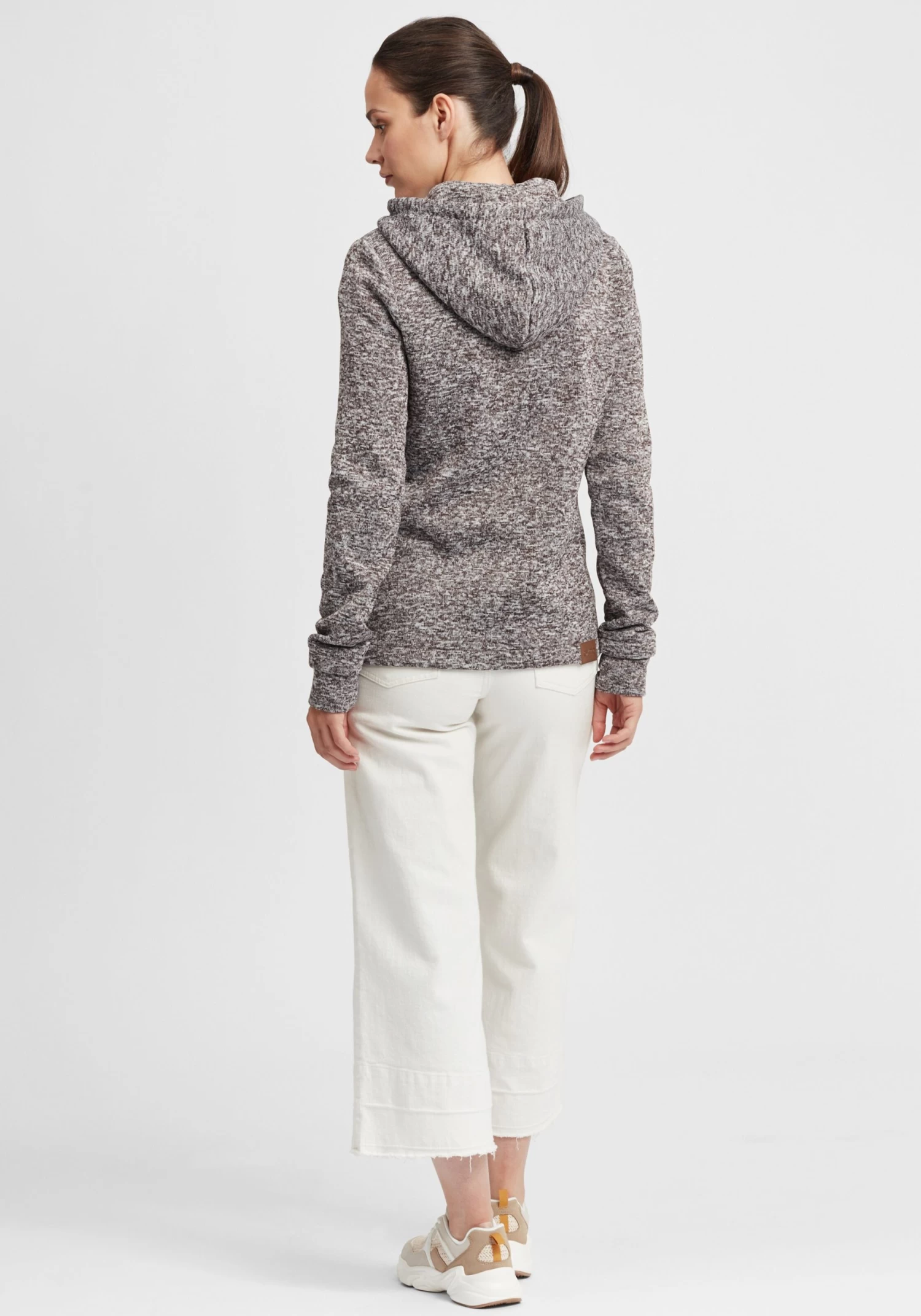 OXMO Sweatvesten Sweatvest Thory Dames Grijs Gemêleerd 6 OXMO Sweatvesten Sweatvest Thory Dames Grijs Gemêleerd - Afbeelding 4