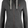OXMO Sweatvesten Sweatvest Vicky Dames Grijs