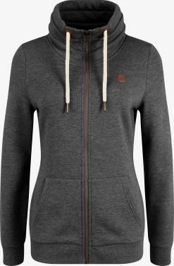 OXMO Sweatvesten Sweatvest Vicky Dames Grijs