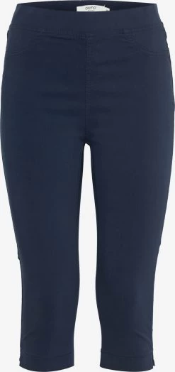 OXMO Driekwart Broeken Skinny Broek Keana Dames Navy