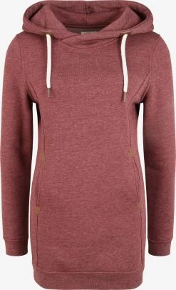 OXMO Hoodies Sweatshirt Vicky Hood-Long Dames Rood