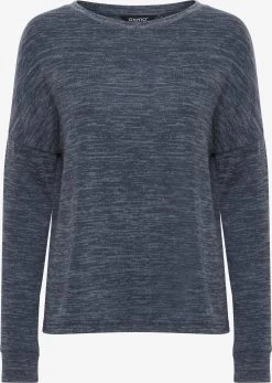 OXMO Sweatshirts Sweatshirt Benta Dames Duifblauw / Donkerblauw