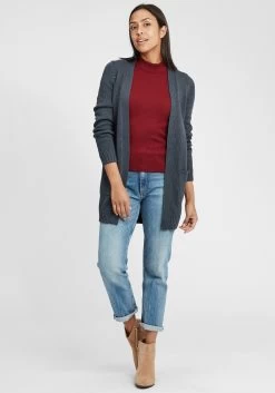 OXMO Vesten Gebreid Vest Paula Dames Blauw -Oxmo Winkel 08fbcdf5273e1e8a6edb593a4105144e