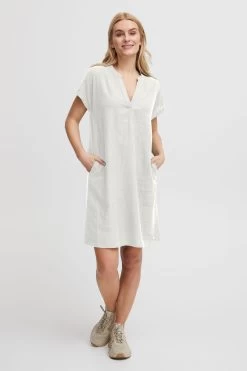 OXMO Mini Jurken Jurk Oxanette Dames Offwhite 11 OXMO Mini Jurken Jurk Oxanette Dames Offwhite -Oxmo Winkel 09f06bfc2152a1ed6f833ce2d91e1a52