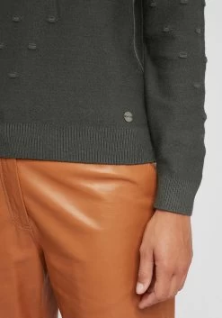 OXMO Fijngebreide Truien Trui Dotta Dames Grijs -Oxmo Winkel 0aaea915a5f8f1f4e175ed67014e5f75