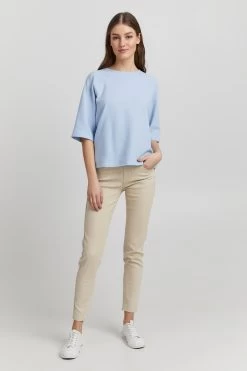 OXMO Straight Regular Jeans Peetje Dames Beige -Oxmo Winkel 0e0bf2f9565f4cc4befbeeedffc53c0b