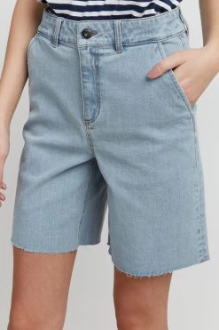 OXMO Shorts Regular Broek Freya Dames Blauw -Oxmo Winkel 0f16a296d410790bd966a27a499b5a9a