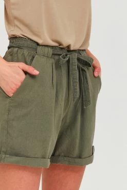 OXMO Shorts Loosefit Broek OXLINA Dames Donkergroen -Oxmo Winkel 0f1fd3a3fa31a77f5522c4b9fed61825