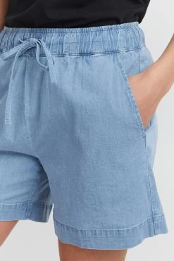 OXMO Denim Shorts Regular Jeans Dames Blauw -Oxmo Winkel 0fc38ce1c46ff58dd5c7cef6100cf1b3