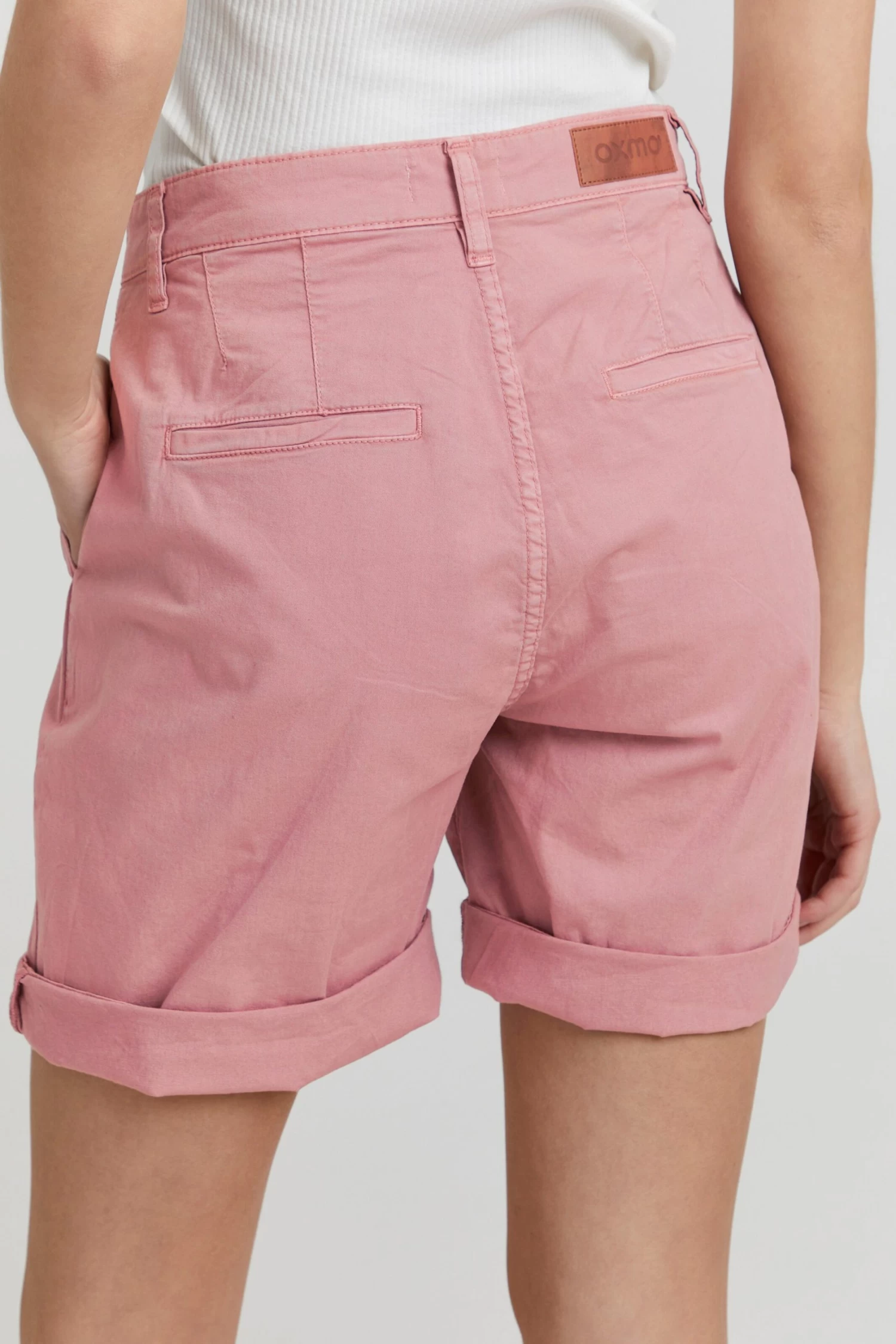 OXMO Shorts Regular Broek Charline Dames Roze 8 OXMO Shorts Regular Broek Charline Dames Roze - Afbeelding 6