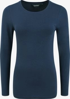 OXMO Longsleeves Shirt Marie Dames Blauw