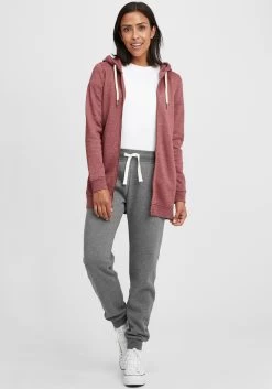 OXMO Sweatvesten Sweatvest Vicky Straight-Zip Dames Rood -Oxmo Winkel 11e0ec6762a1245df74e0918380fd4fa