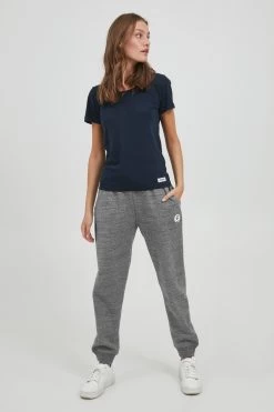 OXMO Sweatpants Loosefit Broek Heldana Dames Grijs Gemêleerd -Oxmo Winkel 130cbf5d81dcd8e03297bd9b714f3675