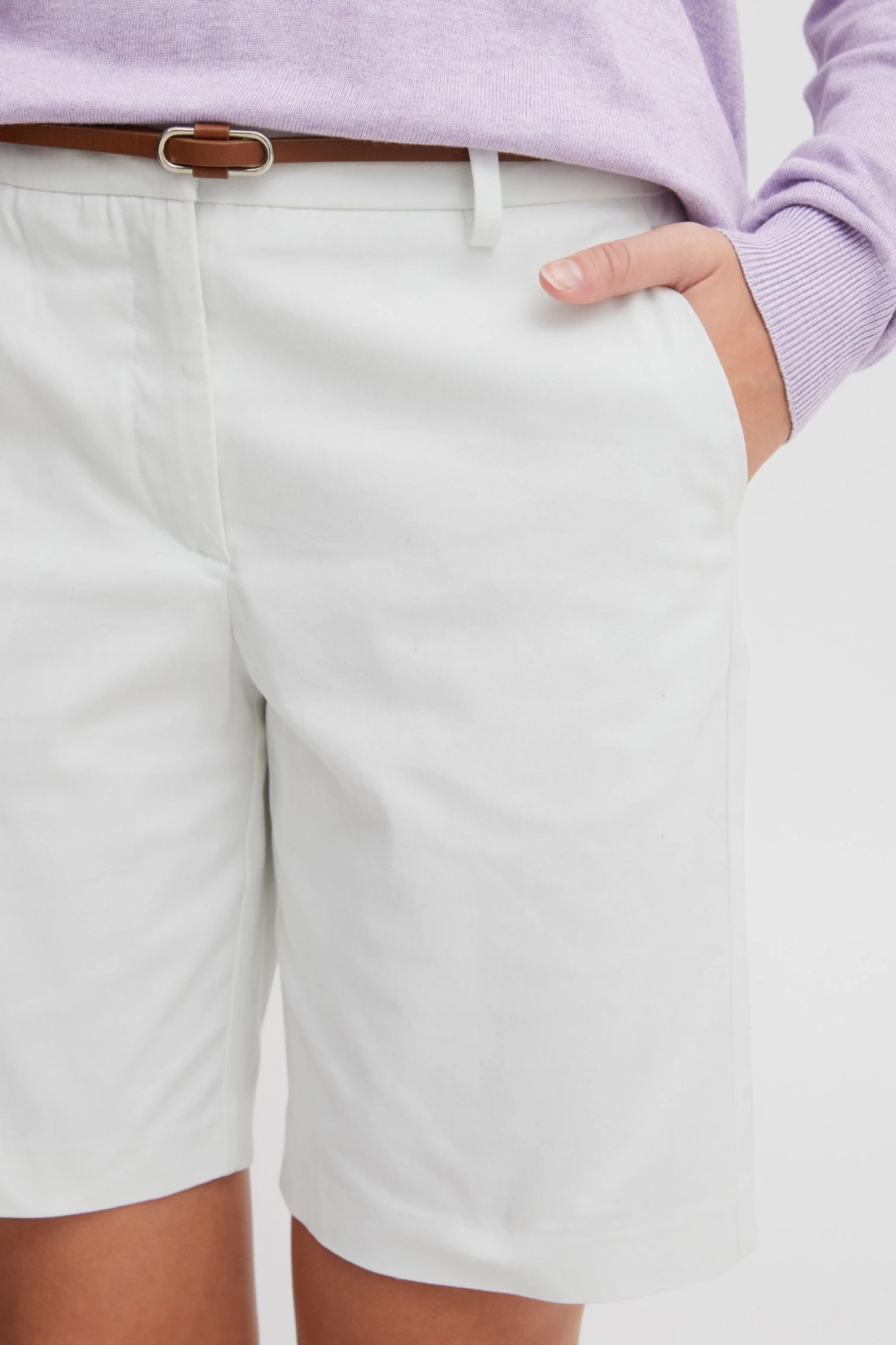 OXMO Shorts Regular Broek Daney Dames Wit 8 OXMO Shorts Regular Broek Daney Dames Wit - Afbeelding 6