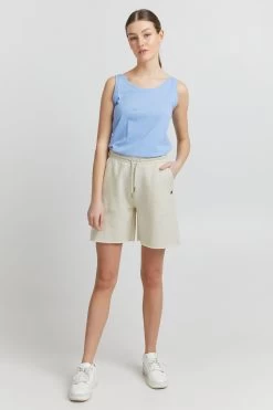 OXMO Shorts Wide Leg Broek Hope Dames Beige 10 OXMO Shorts Wide Leg Broek Hope Dames Beige -Oxmo Winkel 139e0ab65070f81f4db264f13210d98b