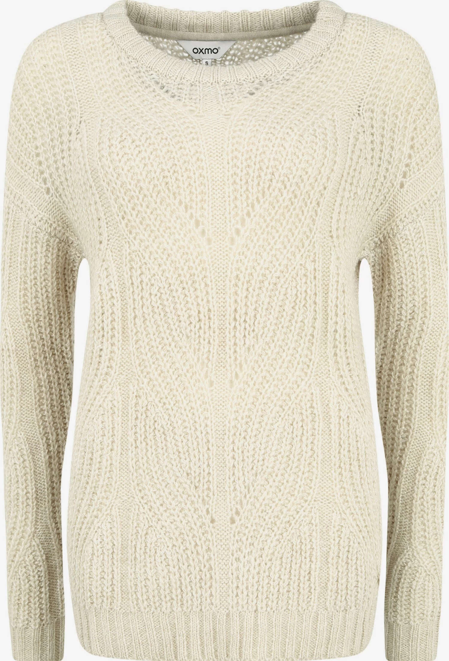 OXMO Fijngebreide Truien Trui Chiara Dames Beige 3 OXMO Fijngebreide Truien Trui Chiara Dames Beige