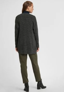 OXMO Vesten Gebreid Vest Gisele Dames Grijs -Oxmo Winkel 14a0ab38e3e750167712af5ba00dc62b