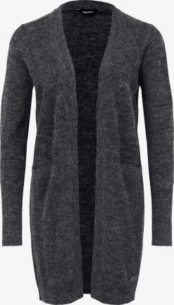 OXMO Vesten Gebreid Vest Neli Dames Grijs