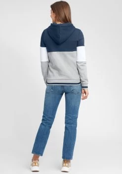 OXMO Hoodies Sweatshirt Omara Dames Blauw -Oxmo Winkel 18e83f0e4a939a62f810f58d97739d4b