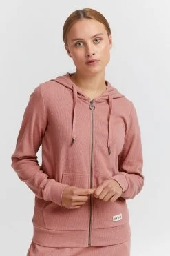 OXMO Sweatvesten Sweatvest Lova Dames Rosa -Oxmo Winkel 19b43f1ca1f888bb822a22d0ba372feb