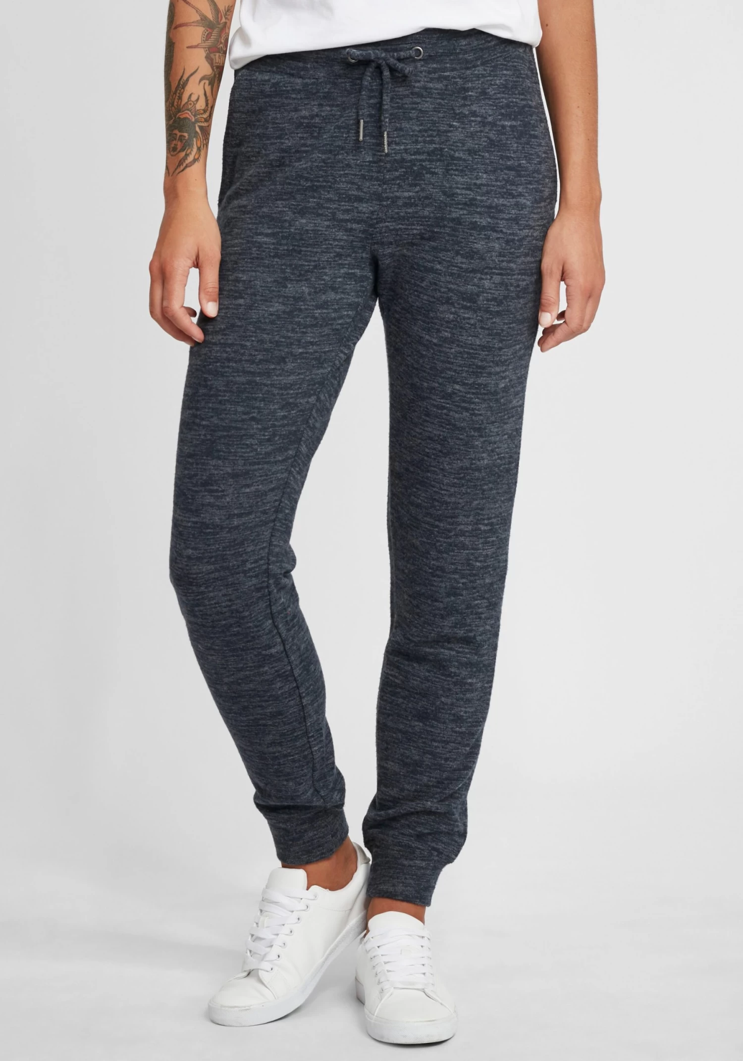 OXMO Sweatpants Loosefit Broek BENITA Dames Blauw Gemêleerd 4 OXMO Sweatpants Loosefit Broek BENITA Dames Blauw Gemêleerd - Afbeelding 2