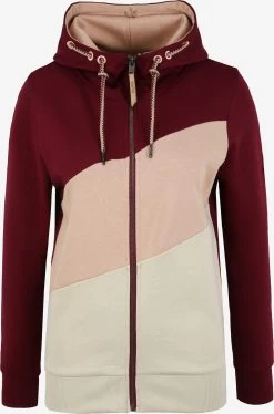 OXMO Sweatvesten Sweatvest Aggi Dames Rood