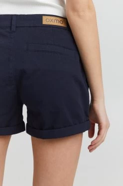 OXMO Shorts Regular Broek Piera Dames Blauw -Oxmo Winkel 1af3e4826b9a341f66f0e91e555cc41d