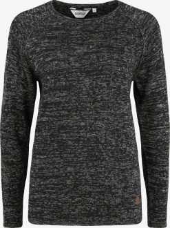 OXMO Fijngebreide Truien Trui Daniela Dames Zwart