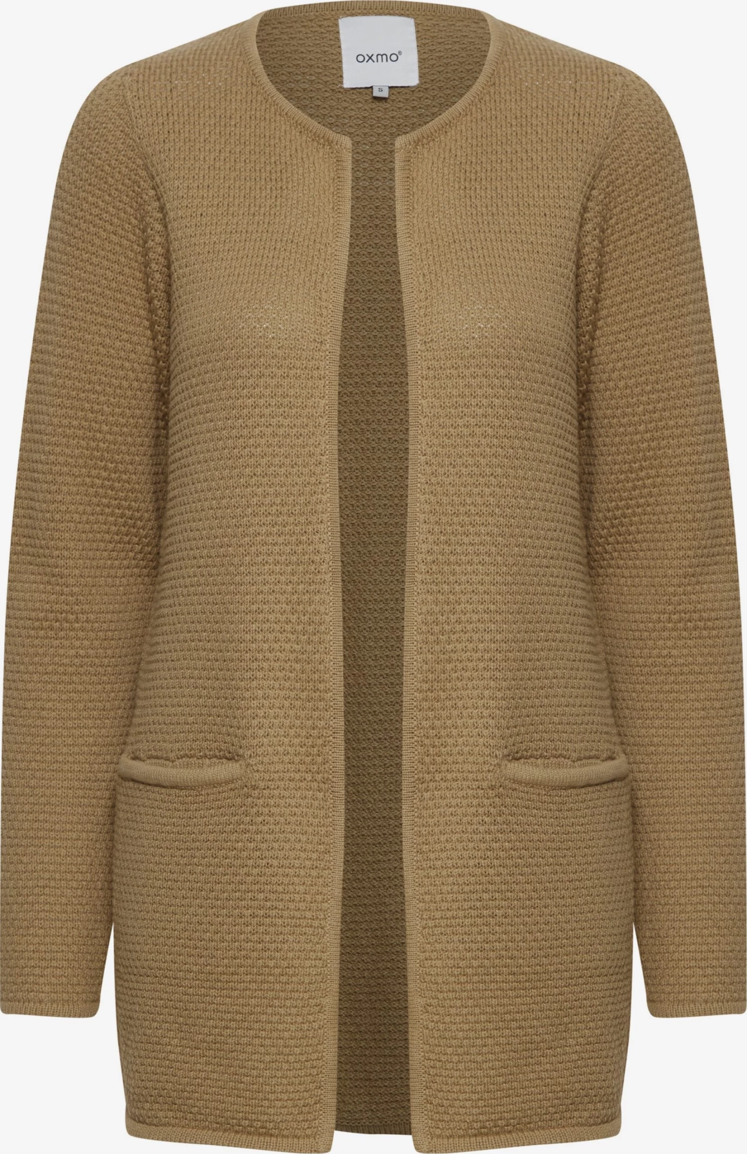 OXMO Vesten Gebreid Vest Hilda Dames Bruin 3 OXMO Vesten Gebreid Vest Hilda Dames Bruin