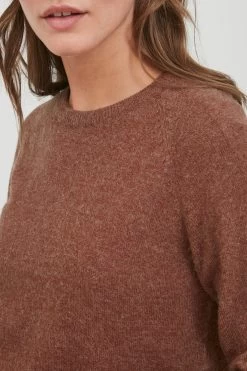 OXMO Truien Trui MARIA Dames Bruin -Oxmo Winkel 1d8691eb2032940de8d675a37e64413e