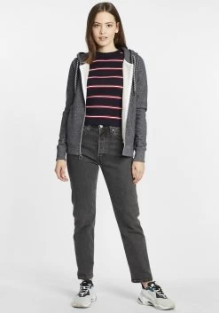 OXMO Sweatvesten Sweatvest Celia Dames Grijs -Oxmo Winkel 1dd4532622a307d2e8b908fd8f3daa45