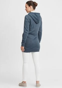 OXMO Sweatvesten Sweatvest Olinda Dames Blauw -Oxmo Winkel 209d08d60d483761dc81cf233e0e393d