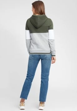 OXMO Hoodies Sweatshirt Omara Dames Groen -Oxmo Winkel 223050d22d402fd2f44ca14814302b30