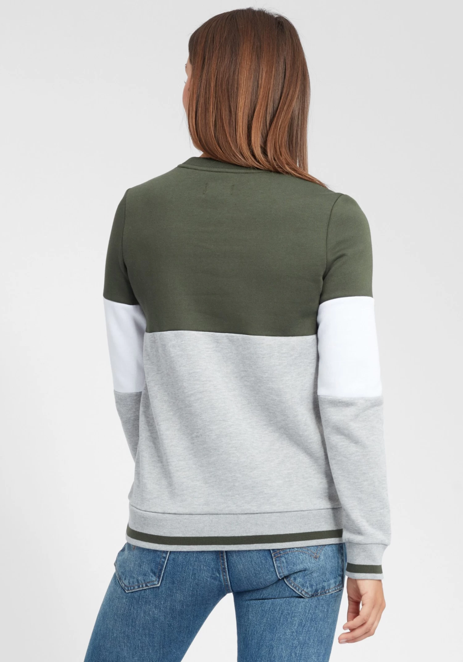 OXMO Sweatshirts Sweatshirt Omaya Dames Groen 6 OXMO Sweatshirts Sweatshirt Omaya Dames Groen - Afbeelding 4