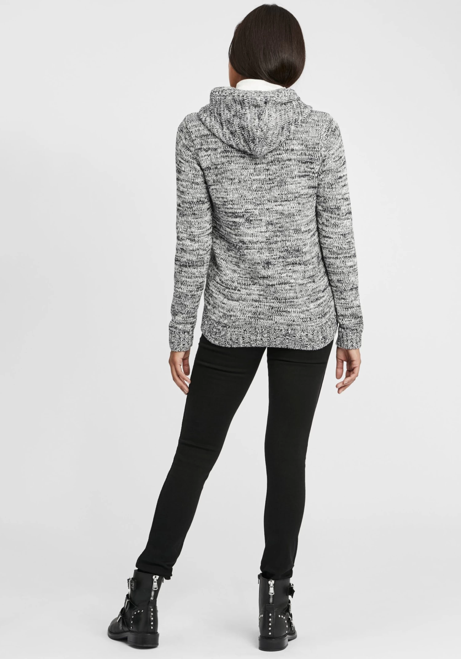 OXMO Vesten Gebreid Vest Philadelphia Dames Blauw 6 OXMO Vesten Gebreid Vest Philadelphia Dames Blauw - Afbeelding 4