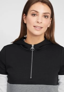 OXMO Hoodies Sweatshirt Omara Dames Donkergrijs / Zwart -Oxmo Winkel 2374f60df8b994cb41d8d668f828ab38