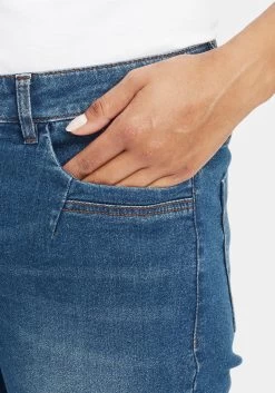 OXMO Jeans Slimfit Jeans Dames Blauw -Oxmo Winkel 23c5c209bbec53a6568c9fed2e7be111