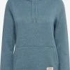 OXMO Hoodies Sweatshirt Owena Dames Blauw