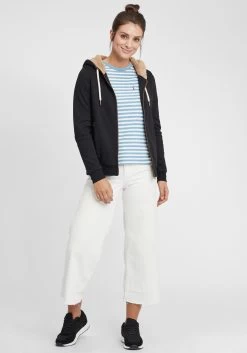 OXMO Sweatvesten Sweatvest Vicky Dames Zwart -Oxmo Winkel 246faef7fa2b873d3a1060df443833b2