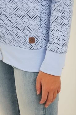 OXMO Sweatvesten Sweatvest VENDELA Dames Lichtblauw -Oxmo Winkel 24ea2539d8d53afd8c5de3e476efbef5