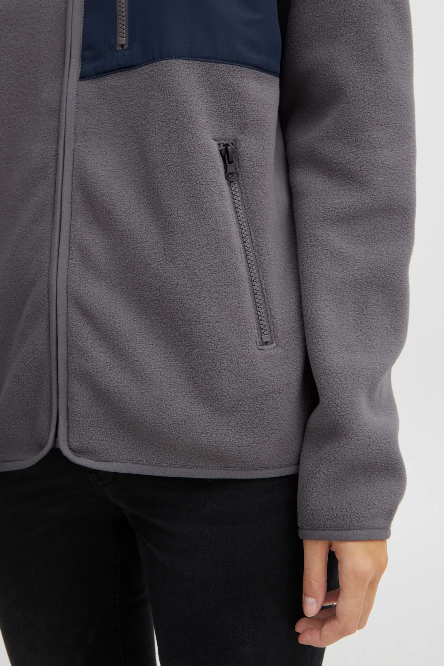 OXMO Sweatvesten Sweatvest Nymfe Dames Grijs 8 OXMO Sweatvesten Sweatvest Nymfe Dames Grijs - Afbeelding 6