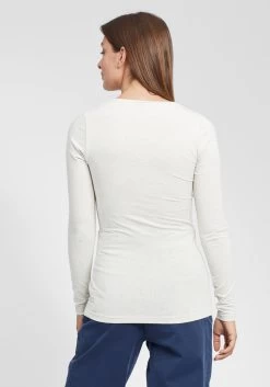 OXMO Longsleeves Shirt Marie Dames Wit -Oxmo Winkel 27da76ef43fa28c56b83a405941b5ff7